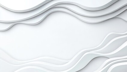Fototapeta premium A sleek white wave texture pattern with a seamless design, ideal for various projects.