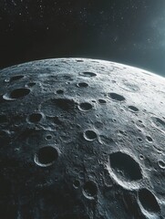 Moon Surface View