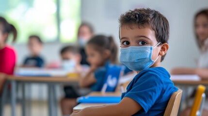 Diverse Students in Classroom with Natural Light