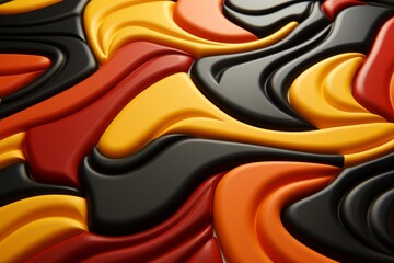 Vibrant abstract background featuring rich shades of brown, orange, yellow, and gold