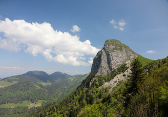 swiss mountain landscape near Montreux