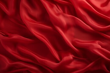 Obraz premium Vibrant red background creating a bold and eye catching visual appeal for various design projects