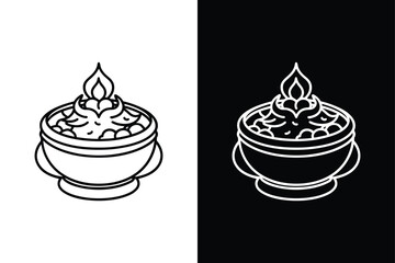 Vindaloo icon vector on White Background ,Vector Art Illustration on white background.