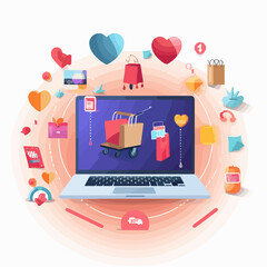 Ultimate Guide: Online Shopping Infographic Vector Illustration Usage Explained