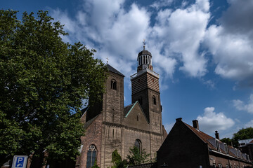 St Nicholas' Church (Nicolaikerk) is a medieval parish church from the 12th century that was reconstructed in the 15th century into a gothic church. Utrecht, the Netherlands.