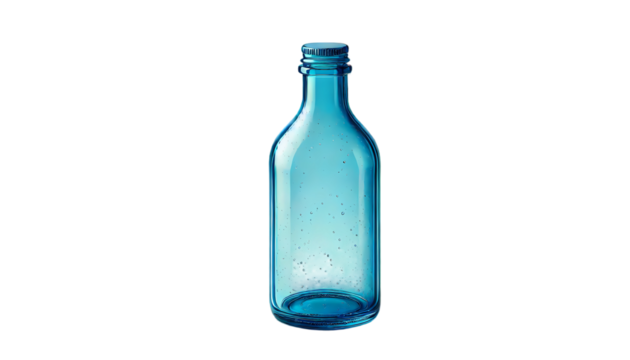 bottle isolated on white, (A.I generative)