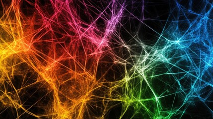 Fototapeta premium Colorful Abstract Background with Dynamic Light Trails and Patterns