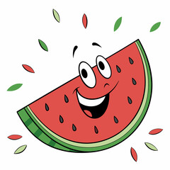 Obraz premium slice of watermelon