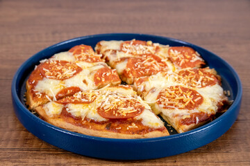 Variety of pizzas