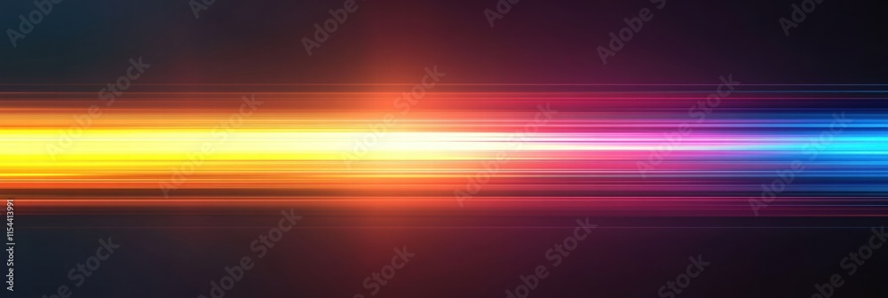 Leinwandbilder colorful light streaks create an energetic visual display across a dark background in a vibrant abst