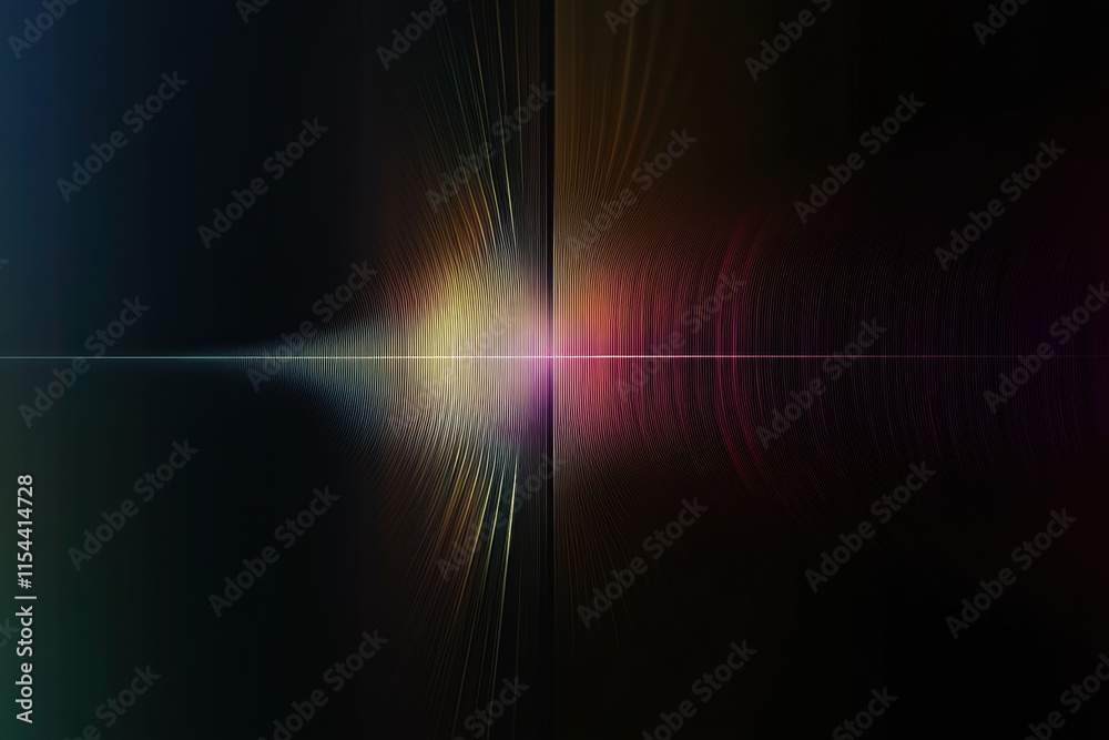 Poster colorful abstract light streaks create a captivating visual experience with dynamic patterns and vib