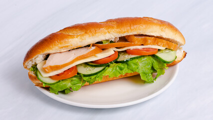 Delicious Italian sandwich  