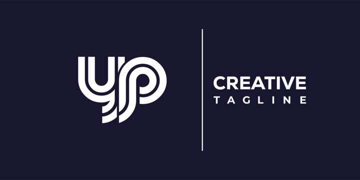 Y and P logo design. YP abstract Letters Logo Monogram. This logo design is the process of creating a visual symbol that represents a brand, company, or individual.