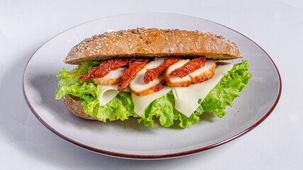 Delicious Italian sandwich  