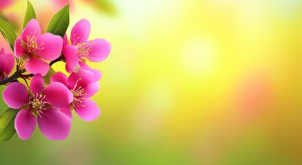 spring flowers background