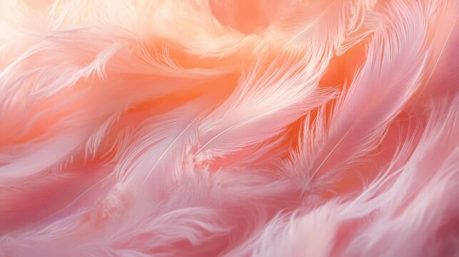Plumas rosas suaves fondo