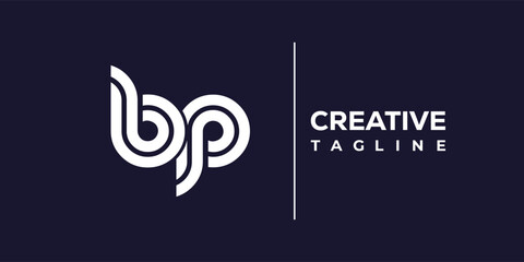 B and P logo design. BP abstract Letters Logo Monogram. This logo design is the process of creating a visual symbol that represents a brand, company, or individual.
