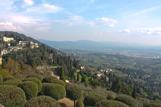 Serene Landscape with Rolling Hills and Greenery 0003