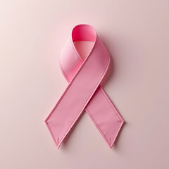 Pink Ribbon Symbol for Breast Cancer Awareness