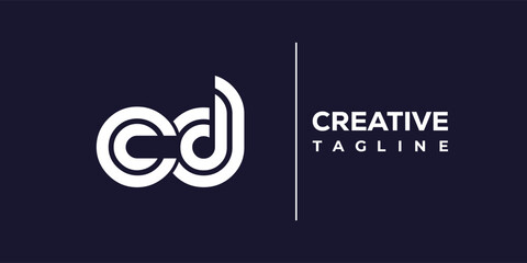 C and D logo design. CD abstract Letters Logo Monogram. This logo design is the process of creating a visual symbol that represents a brand, company, or individual.