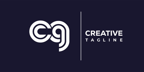 C and G logo design. CG abstract Letters Logo Monogram. This logo design is the process of creating a visual symbol that represents a brand, company, or individual.