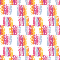 colorful set isolated. Seamless colorful patterns for decoration