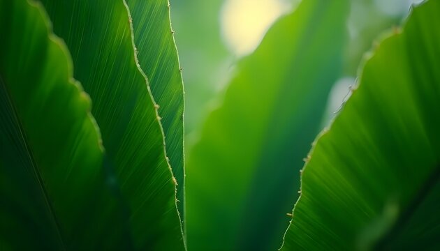 Fondo de hermosas hojas verdes. Concepto de hojas tropicales