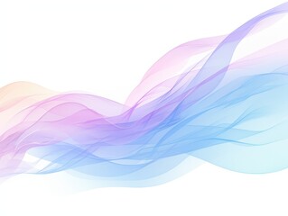 Soft, flowing waves of pastel colors creating a serene, abstract background.