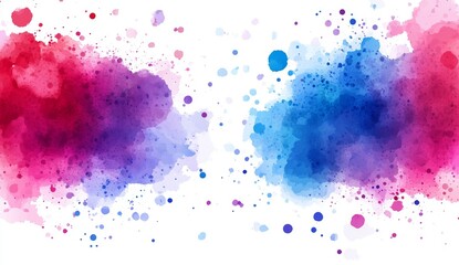 Fototapeta premium abstract watercolor background with splashes