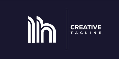 L and H logo design. LH abstract Letters Logo Monogram. This logo design is the process of creating a visual symbol that represents a brand, company, or individual.