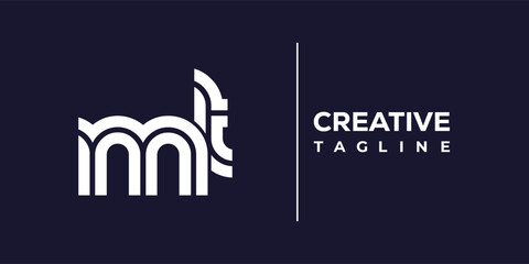 M and T logo design. MT abstract Letters Logo Monogram. This logo design is the process of creating a visual symbol that represents a brand, company, or individual.