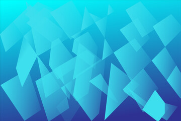 Abstract blue polygonal background illustration for your design