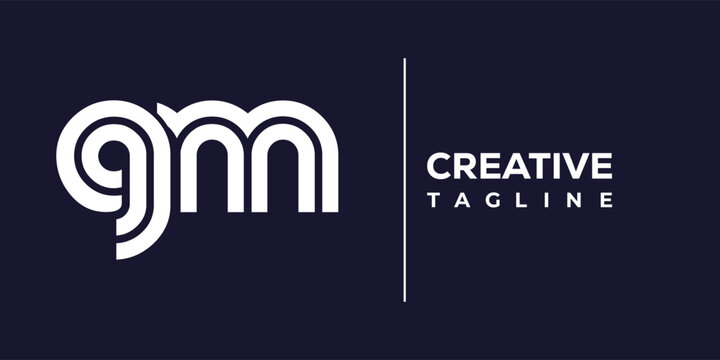 Q and M logo design. QM abstract Letters Logo Monogram. This logo design is the process of creating a visual symbol that represents a brand, company, or individual.