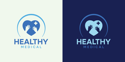 Medicine Caduceus pharmacy hospital clinic cross logo template design