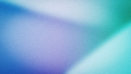 A soothing abstract gradient with smooth transitions of blue, teal, and lavender hues, featuring a grainy texture perfect for digital designs