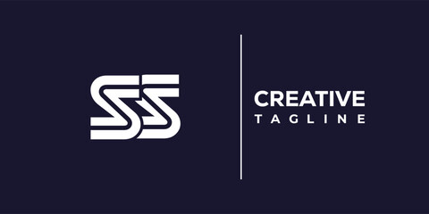 S and S logo design. SS abstract Letters Logo Monogram. This logo design is the process of creating a visual symbol that represents a brand, company, or individual.