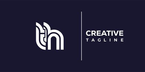 T and H logo design. TH abstract Letters Logo Monogram. This logo design is the process of creating a visual symbol that represents a brand, company, or individual.