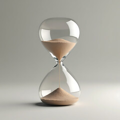 hourglass with sand