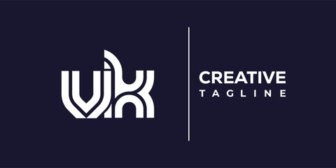 V and K logo design. VK abstract Letters Logo Monogram. This logo design is the process of creating a visual symbol that represents a brand, company, or individual.