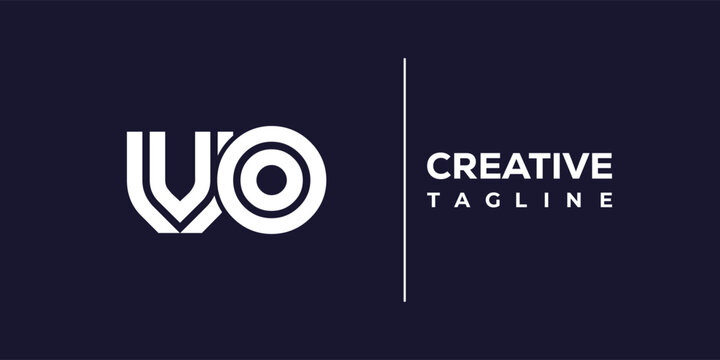 V and O logo design. VO abstract Letters Logo Monogram. This logo design is the process of creating a visual symbol that represents a brand, company, or individual.