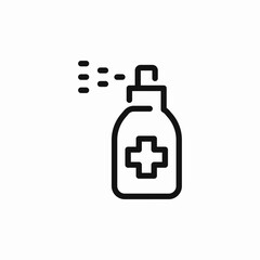 hand sanitizer icon sign vector
