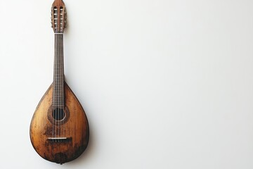 Fototapeta premium old arabic oud isolated on white background