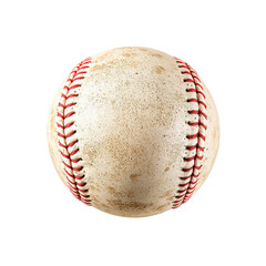 PNG Transparent Baseball Image with Red Stitching - High-Resolution Sports Equipment Stock Photo