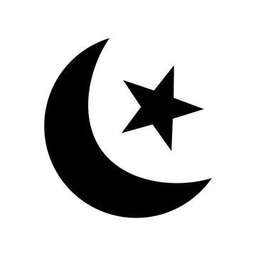 recommend clip art: star and moon  symbols of Islamic religion