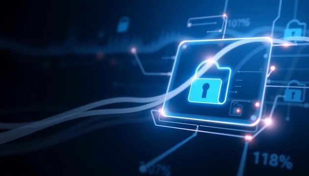 Digital Security Cyber Protection Data Privacy Network Security Online Safety Secure Data Firewall