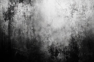 Fototapeta premium Abstract Grunge Texture: Dark and Light Grayscale Wall