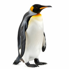 Obraz premium Majestic Emperor Penguin Standing Proudly on Ice with Vibrant Colors