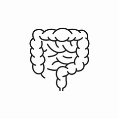 intestinal system icon sign vector