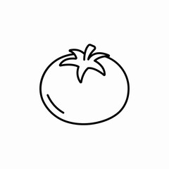 tomato vegetable icon sign vector