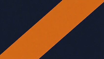 Abstract Diagonal Composition in Orange and Navy Blue